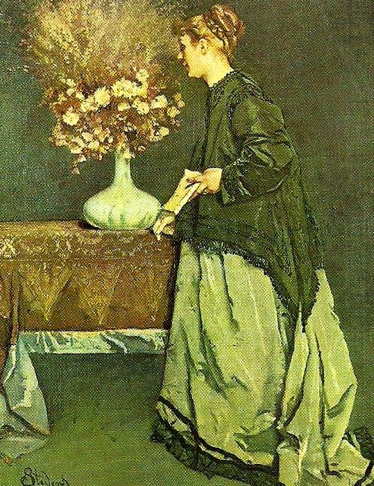 autumn flowers, Alfred Stevens